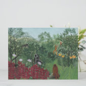 類人猿とヘビの熱帯林（ルソー） カード (スタンド正面)