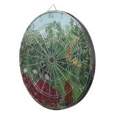 類人猿とヘビの熱帯林（ルソー） ダーツボード (正面右)