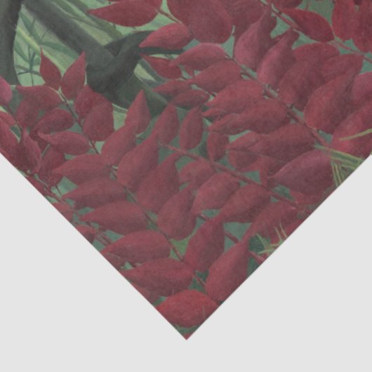 類人猿とヘビの熱帯林(ルソー) 薄葉紙 (詳細)