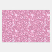 類別フローラペイズリーダマスクパターン ラッピングペーパーシート (正面2)