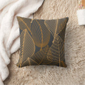 類別金ゴールド葉 クッション (ブランケット)
