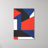 類型幾何学抽象芸術芸術 キャンバスプリント (正面)