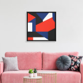 類型幾何学抽象芸術芸術 キャンバスプリント (インサイチュ (リビング))