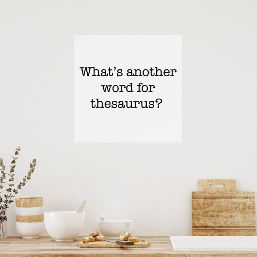 類義語辞典の別の単語 ポスター (キッチン)