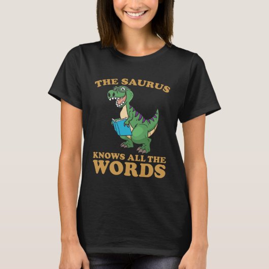 類義語辞典はすべての単語を知っている Tシャツ (正面)