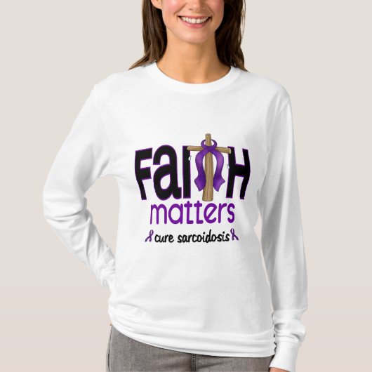 類肉腫症の信頼の問題の十字1 Tシャツ (正面)