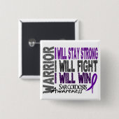 類肉腫症の戦士 缶バッジ (正面&裏面)