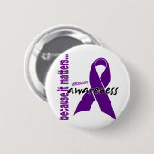 類肉腫症の認識度 缶バッジ (正面&裏面)