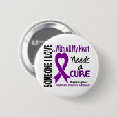 類肉腫症は治療3を必要とします 缶バッジ (正面&裏面)