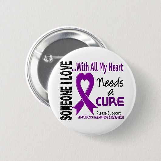 類肉腫症は治療3を必要とします 缶バッジ (正面&裏面)