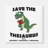 類語救恐竜 マグネット (正面)