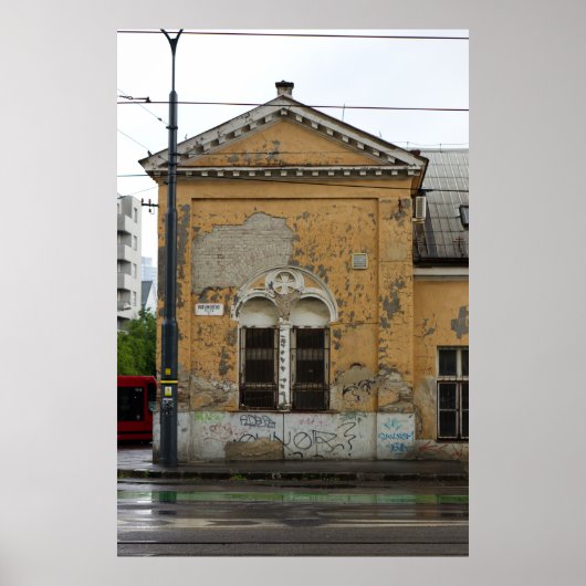 顧みられない古い建物 ポスター (正面)