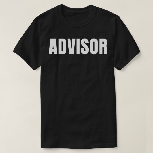 顧問おもしろい職種誕生日ギフトI Tシャツ (デザイン正面)
