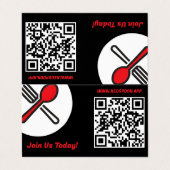 顧客とカウンター用のビジネス用テントカード 名刺 (外部フラット)