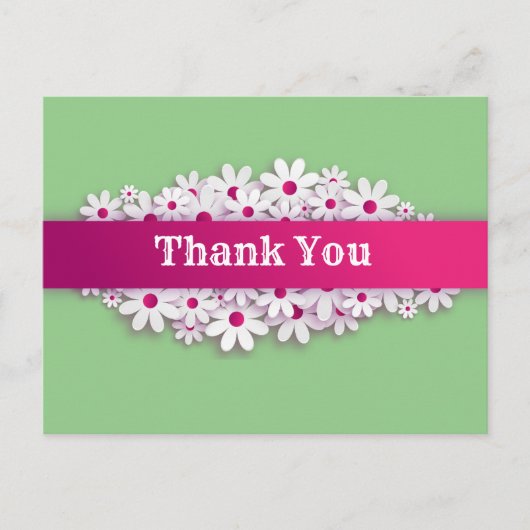 顧客に感謝する ポストカード (正面)