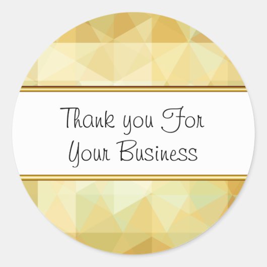 顧客に感謝のステッカー ラウンドシール (正面)