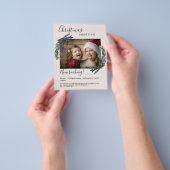 顧客のクリスマス写真フライヤー チラシ (手)