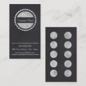 顧客のロイヤリティの名刺 ロイヤリティカード (正面/裏面)