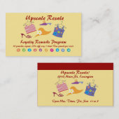 顧客の報酬 ロイヤリティカード (正面/裏面)