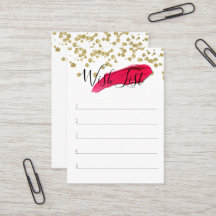 顧客の欲しい物のリスト- Lipsense