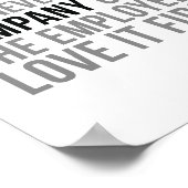 顧客は決して会社を愛さない ポスター (角)