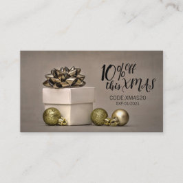 顧客へのギフト 割引カード