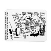 顧客を有する書店の書店 マグネット (横)