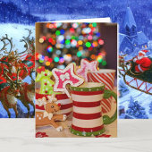 顧客カードのためのビジネスの休日の暖かい願い シーズンカード