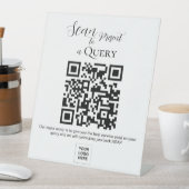 顧客クエリQRコード 台座サイン (インサイチュ)