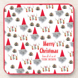 顧客コースターのための赤いorporateクリスマスプレゼント コースター