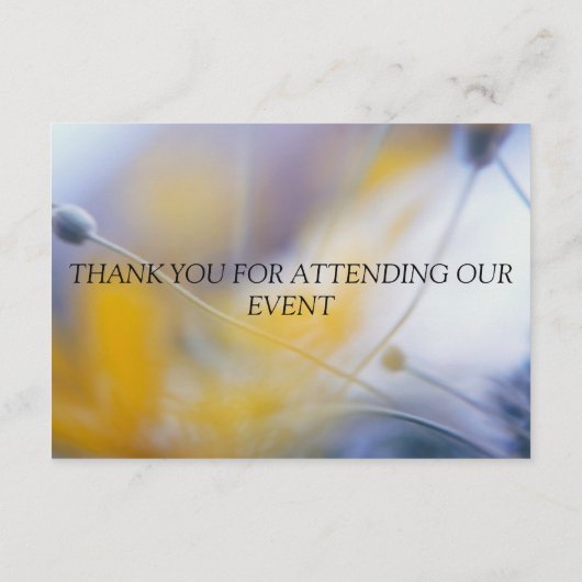 顧客サンキューカード エンクロージャーカード (裏面)