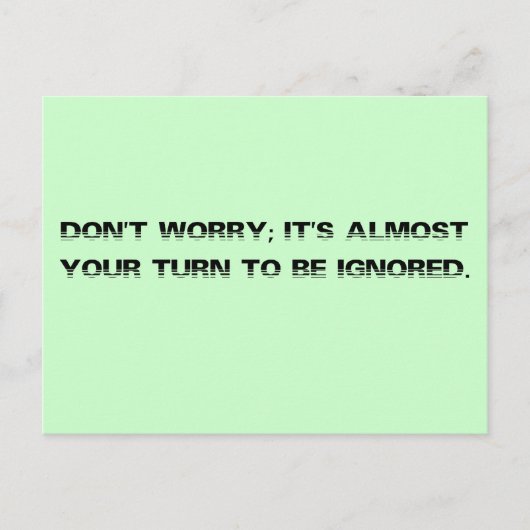 顧客サービスの番号パーソナライズされたを取る ポストカード (正面)