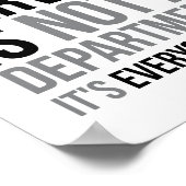 顧客サービスは部門ではない ポスター (角)