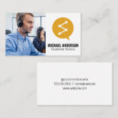 顧客サービス |コールセンター 名刺 (正面/裏面)