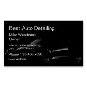 顧客ビジネス用磁石の詳細を自動で表示 マグネット名刺 (正面)