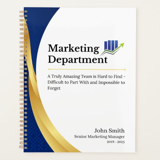 顧客マーケティング部プランナー プランナー手帳 (正面)