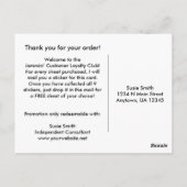 顧客ロイヤリティはがき ポストカード (裏面)