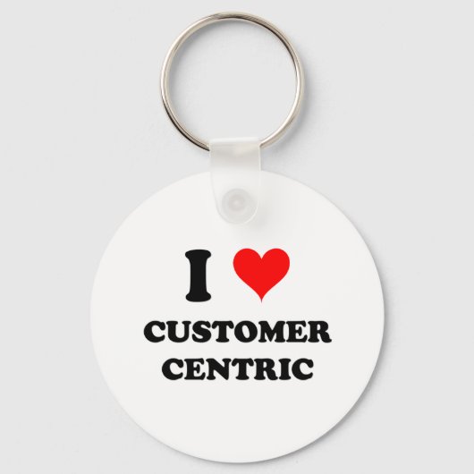 顧客中心を愛する キーホルダー (正面)