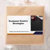 顧客中心戦略プレゼンテーション ラベル (インサイチュ)