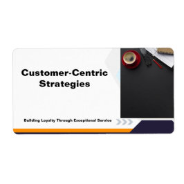 顧客中心戦略プレゼンテーション ラベル