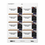 顧客中心戦略プレゼンテーション ラベル (フルシート)