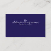 顧客向けVIP割引パ包装用QRコード エンクロージャーカード (裏面)