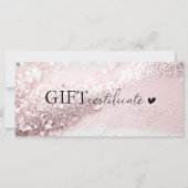 顧客固有のピンクシルバーグリッター、ビジネス (正面)