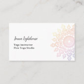 顧客固有の曼荼羅名刺 名刺 (正面)