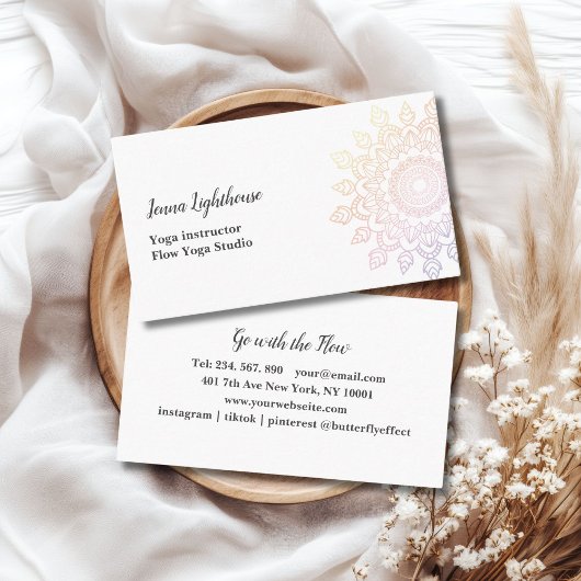 顧客固有の曼荼羅名刺 名刺