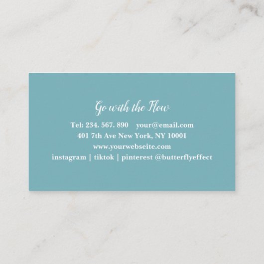 顧客固有の曼荼羅 名刺 (裏面)