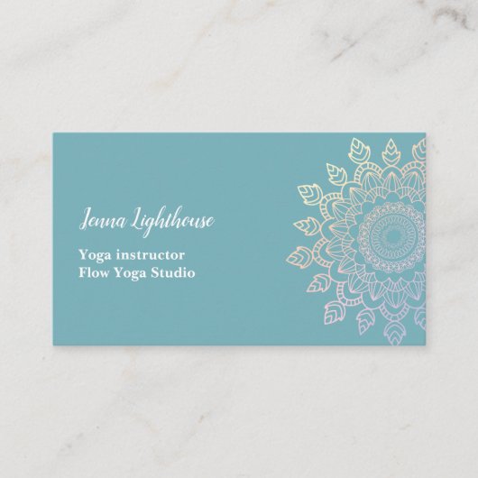 顧客固有の曼荼羅 名刺 (正面)