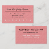 顧客報酬パンチカード ロイヤリティカード (正面/裏面)