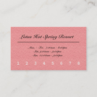 顧客報酬パンチカード ロイヤリティカード