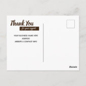 顧客感謝のポストカード - ビジネスジャーニー ポストカード (裏面)